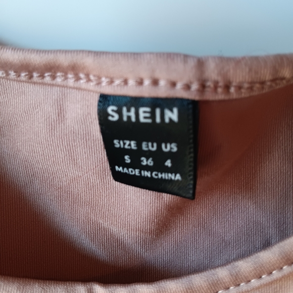 NWOT!Shein basic solid round neck body suit size small - Picture 4 of 7
